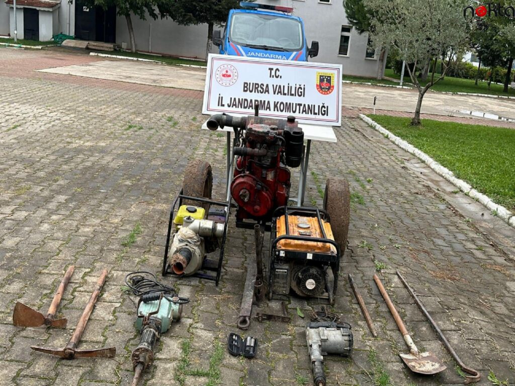 İznik’te izinsiz kazı yaparken yakalanan 5 şüpheli tutuklandı