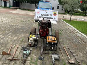 İznik’te izinsiz kazı yaparken yakalanan 5 şüpheli tutuklandı