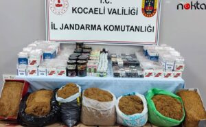 Kocaeli’de 11 bin 820 makaron ele geçirildi