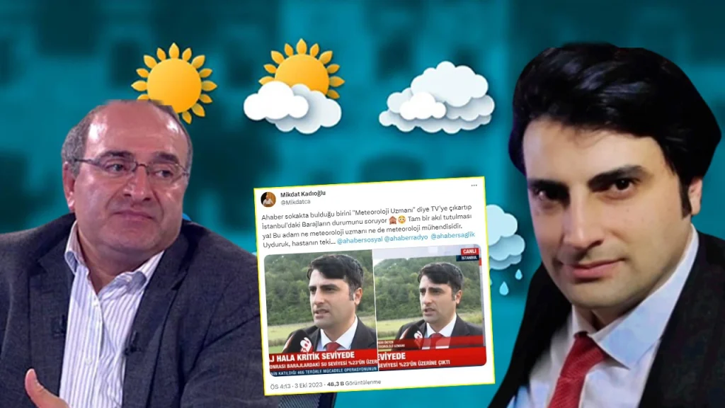 Mikdat Kadıoğlu’nu çileden çıkardılar… Sahte meteorolog… Atatürk düşmanlığı ortaya çıktı