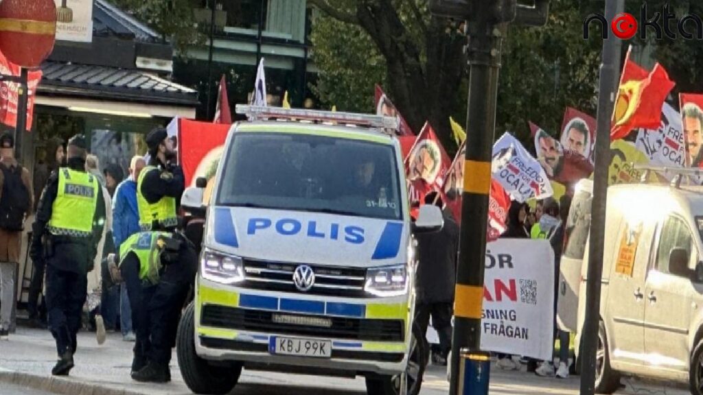Stockholm’de PKK eylemi