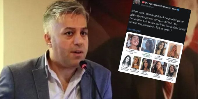 Öğretim üyesinden skandal sözler! İsrailli esir kadınlar için ‘en taş hatun’ dedi