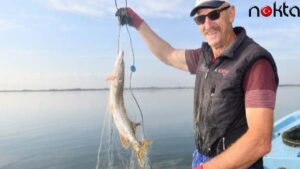 22 yıldır Uluabat Gölü’nden geçinen Bursalı balıkçı