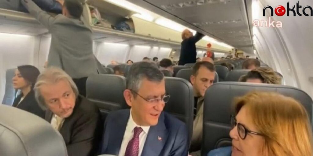 Özgür Özel Tarifeli Uçakla Kıbrıs’a Gitti