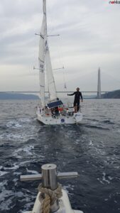 Türkiye turu rekor denemesinde Çanakkale Boğazı’nı geçti