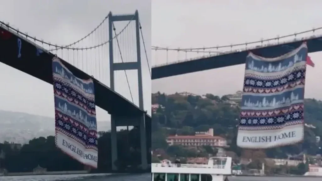 Köprüde yapay zeka ile oluşturan reklamlara inceleme