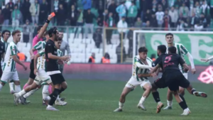 Bursaspor’a ceza yağmuru! 7 oyuncu men edildi