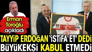Tayyip Erdoğan ‘İstifa et’ dedi. Büyükekşi kabul etmedi