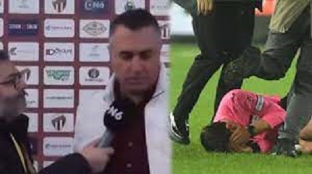 24Erzincanspor Teknik Direktörü Bülent Akan’dan canlı yayında skandal sözler