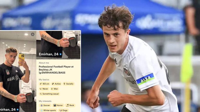 BJK’li Emirhan’ın sözleşmesi feshedildi; flört uygulaması kurbanı mı oldu?