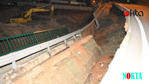 Bursa'da facia teğet geçti! Bilginler Caddesi trafiğe kapatıldı