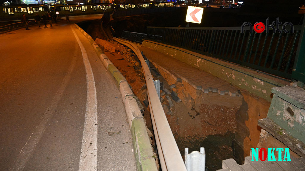 Bursa’da facia teğet geçti! Bilginler Caddesi trafiğe kapatıldı