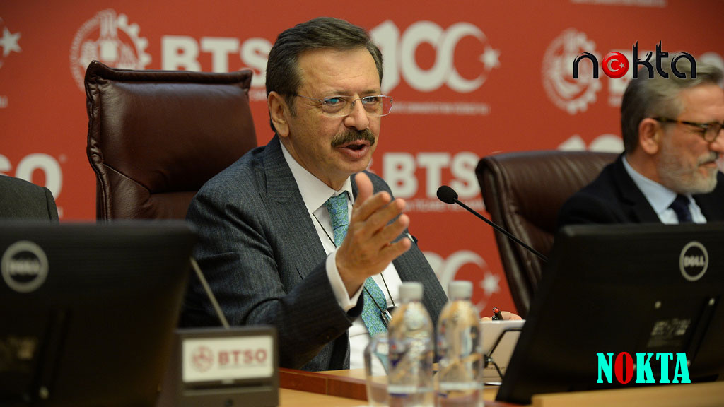 Bursa’da TOBB Başkanı Hisarcıklıoğlu BTSO Meclisinin konuğu oldu