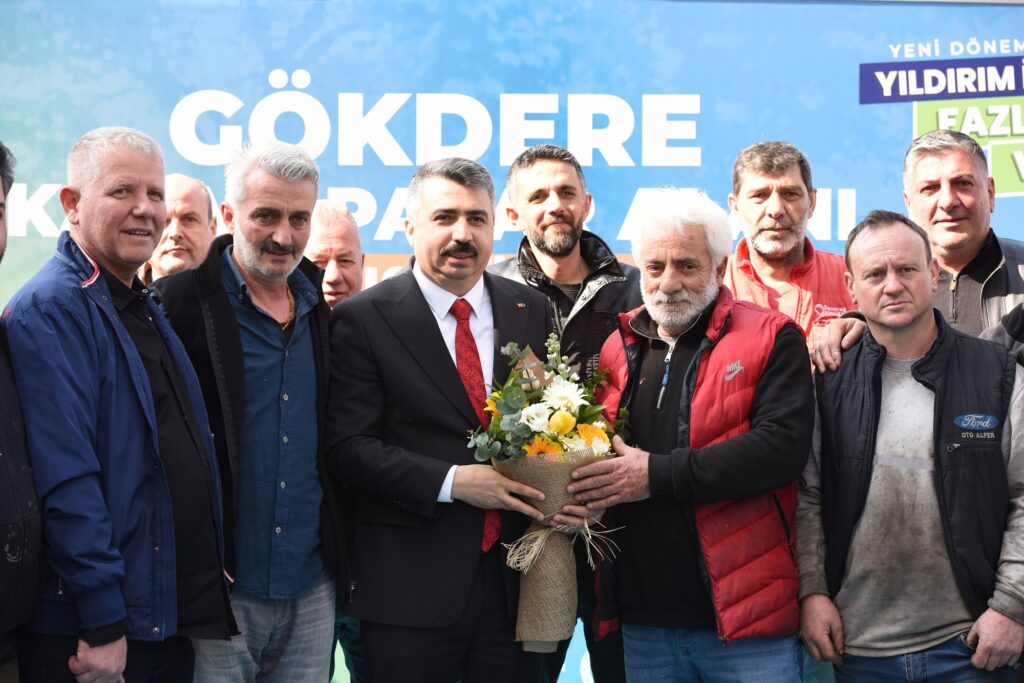 GÖKDERE ÇARŞISI YENİ YÜZÜYLE HİZMETE GİRDİ