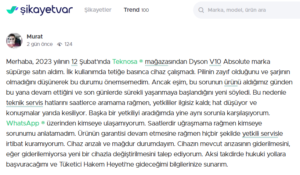 Dyson Kablosuz Süpürgelerde şikayet patlaması