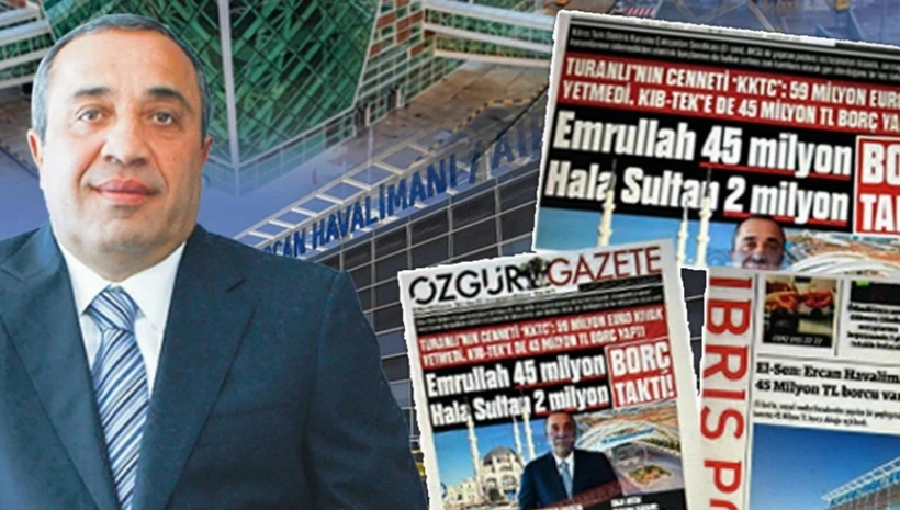 Emrullah Turanlı KKTC’ye 45 milyonluk elektrik borcu taktı