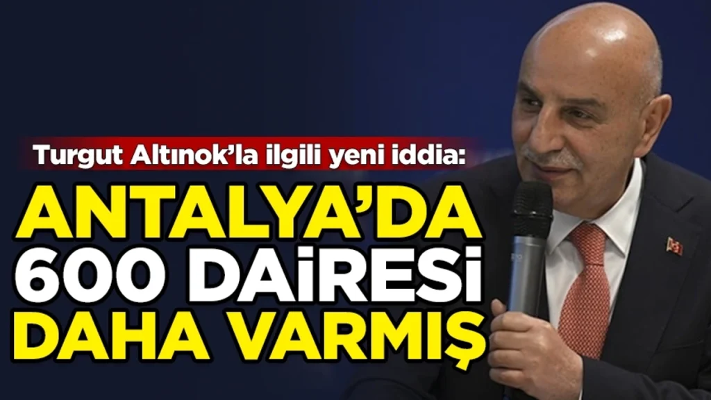 AKP Ankara Adayı Altınok’un Antalya Sırrı!