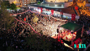 23 Nisan Coşkusu Osmangazili çocuklar Melis Fis ile coştu