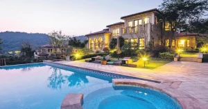 Villada kaçak tatil