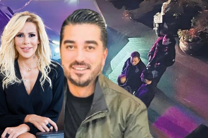 Sosyetik güzel ve sevgilisi restoranı birbirine kattı. Şişeler havada uçuştu