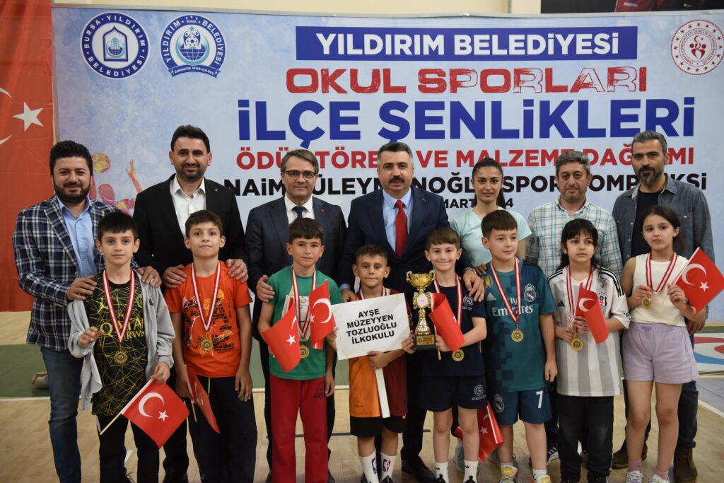 YILDIRIM’DA İLKOKULLU SPORCULAR ÖDÜLLENDİRİLDİ
