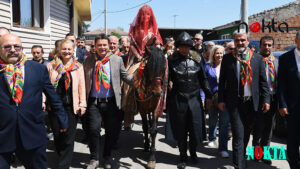 Bursa Osmangazi’de köy düğünü geleneği yaşatıldı