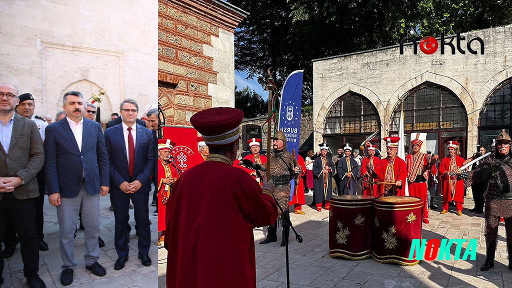 Yıldırım Bayezid’e ait 618 yıllık türbenin ‘puşide örtüsü’ yenilendi