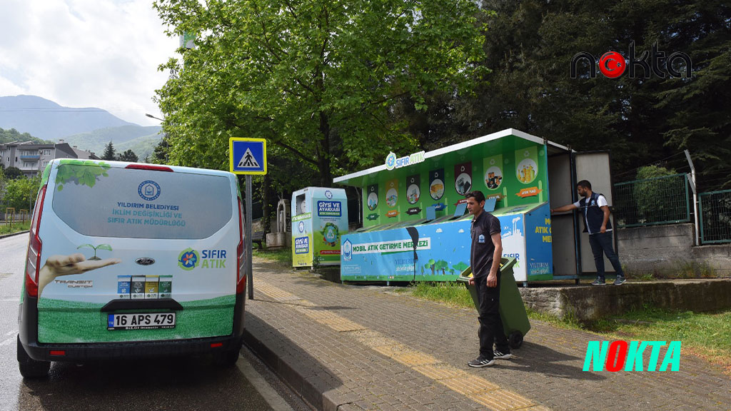 Yıldırım’da atıkların dönüşümü için mobil çözüm