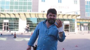 Acemi kasaplar hastaneye koştu