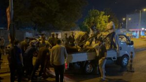 Ataşehir’de kaçan kurbanlık ortalığı birbirine kattı