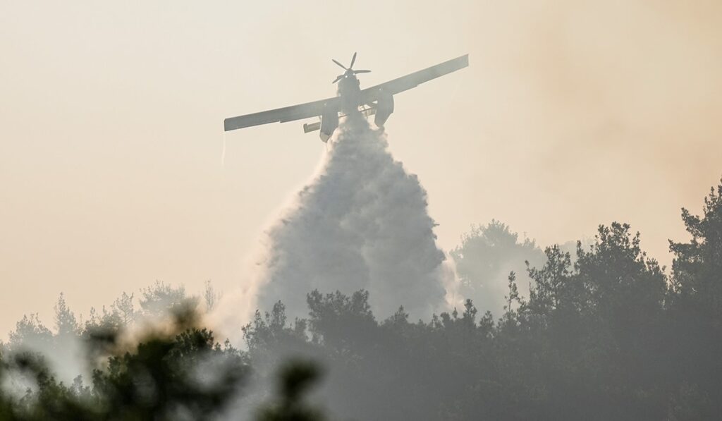 Çanakkale yangını kontrol altına alındı.