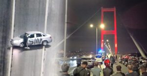 Köprüyü kapatıp eylem yapan şüpheli tutuklandı