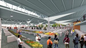 Bağlaraltı Pazar Alanında Son Rötuşlar