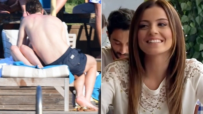 Ezgi Eyüboğlu sahilde aşka geldi