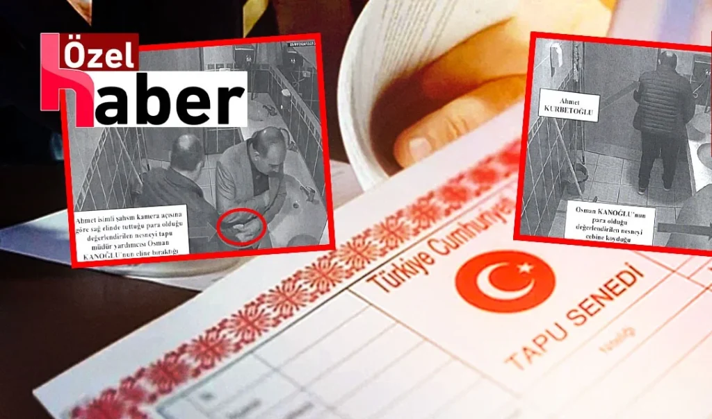 Rüşvetin fotoğrafı lavaboda çekıldi!