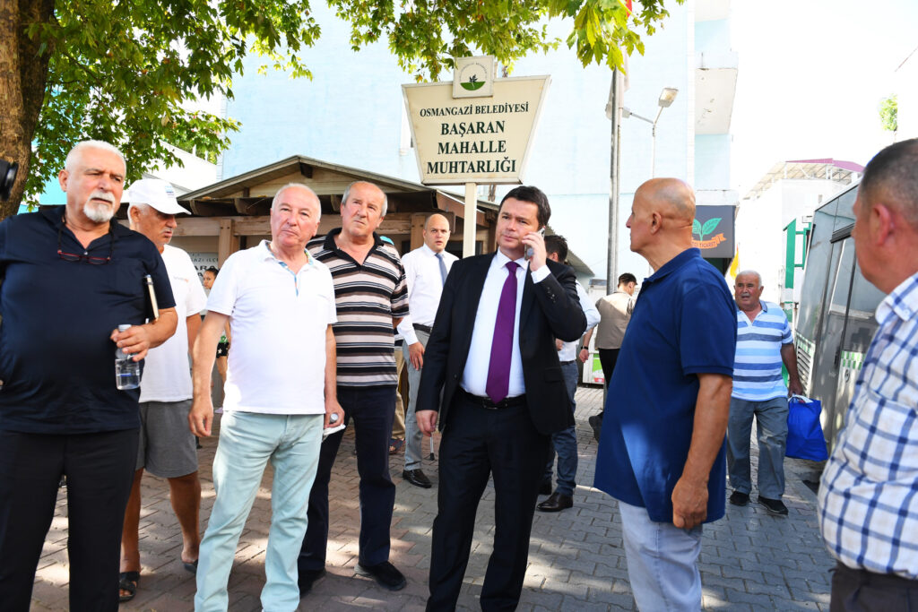 Başkan Aydın’dan yerinde çözüm