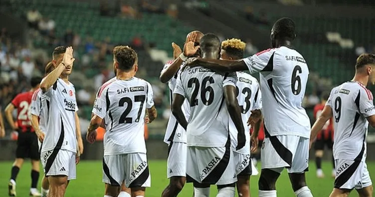 Beşiktaş hazırlık maçında Gençlerbirliği’ni 2-0 mağlup etti