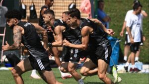 Beşiktaş kondisyon çalıştı