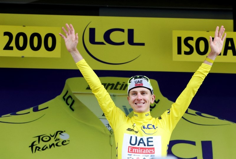 Fransa Bisiklet Turu’nda 19. etabın galibi Tadej Pogacar
