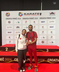 Milli karateci Zeyna Gaballa’dan bronz madalya