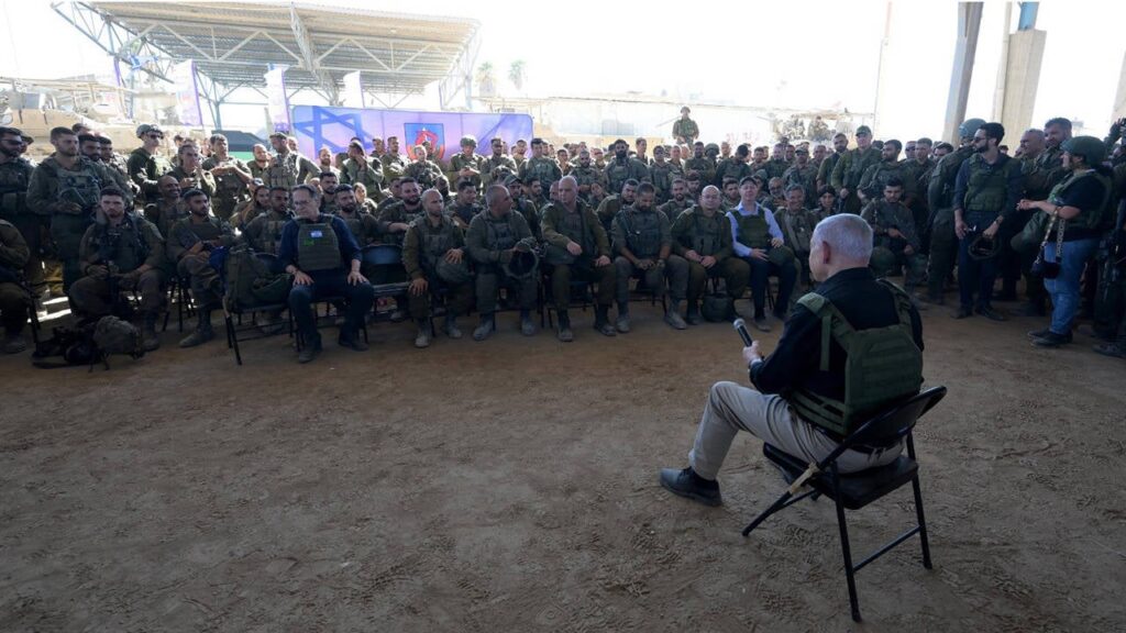 Netanyahu, Refah’ta İsrail askerlerini ziyaret etti