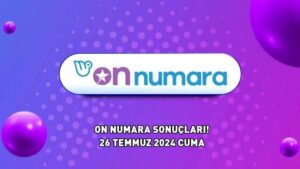 ON NUMARA SONUÇLARI AÇIKLANDI 26 TEMMUZ 2024: 1.019.085,16 TL büyük ikramiyeli On Numara sonuçları nasıl öğrenilir? Milli Piyango Online sonuç sorgulama