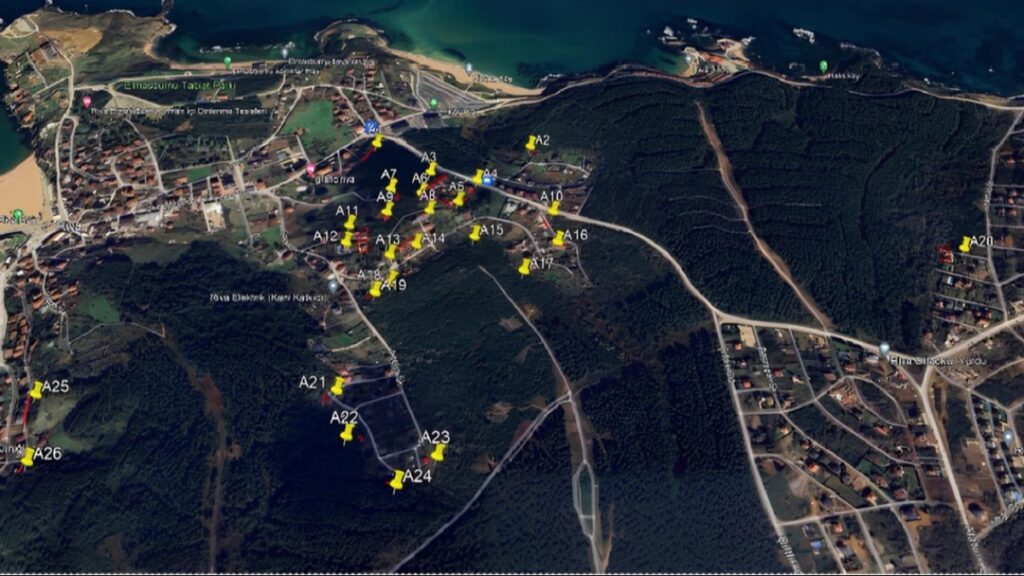 Torpilli villalar için ormana kıydılar