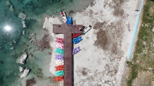 Turkuaz rengiyle ünlenen ‘Sakaryabaşı’ kuruma noktasına geldi