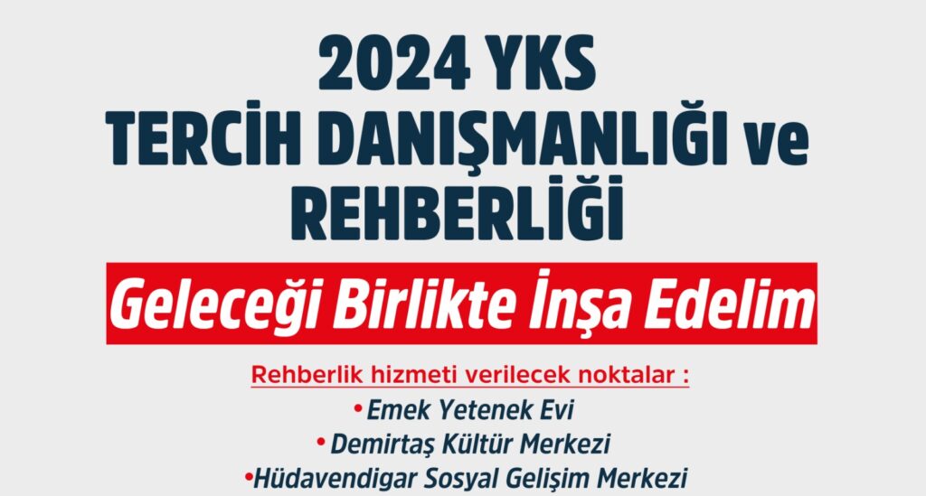 Üniversite tercihi yapacak gençlere destek