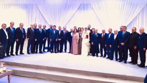 Yüksek yargıyı buluşturan nikah töreni