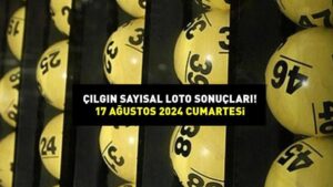 ÇILGIN SAYISAL LOTO SONUÇLARI 17 AĞUSTOS 2024: 172,2 milyon TL büyük ikramiye! Milli Piyango Online Çılgın Sayısal Loto sonuçları açıklandı mı?