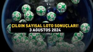 ÇILGIN SAYISAL LOTO SONUÇLARI 3 AĞUSTOS 2024: Milli Piyango Online 146,1 milyon TL büyük ikramiyeli Çılgın Sayısal Loto sonuçları açıklandı mı?