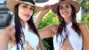 Fahriye Evcen sosyal medyayı salladı