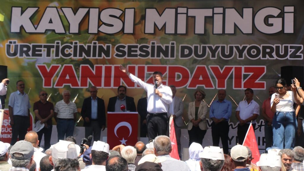Hekimhan’da Büyük Kayısı Mitingi düzenlendi